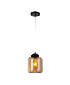 Luminario decorativo para suspender cuerpo de cristal