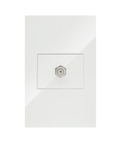 LÍNEA PREMIUM BLANCA PLACA CONTACTO TELEVISIÓN
